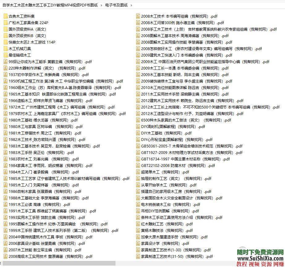 手工DIY教程MP4视频PDF书图纸 自学初高级（木工木匠木雕木艺）世界顶级  国内外顶级自学初高级木工木匠木雕木艺手工DIY教程MP4视频PDF书图纸 第7张