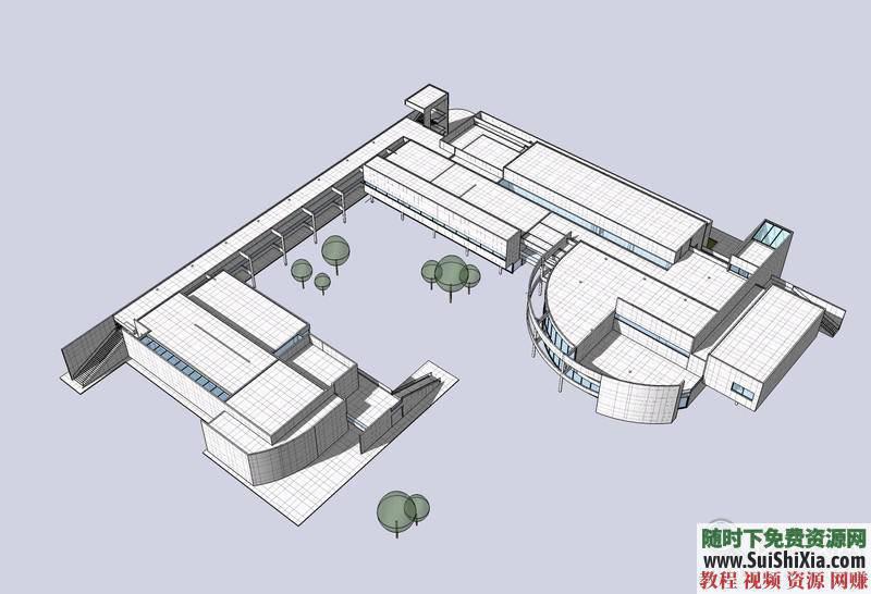 建筑、室内设计、景观、规划、室内外构件等 精心整理SU草图大师模型库100G  100G精心整理SU草图大师模型库，包括建筑、室内设计、景观、规划、室内外构件等 第6张