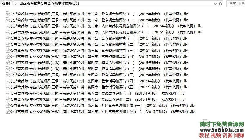 最新2019健康管理师考证教程考试攻略重难点和模拟试题及答案+一二三级视频教程共49G资料  2019年健康管理师一二三级视频教程+考试攻略重难点和模拟试题及答案共49G资料 营销 第5张