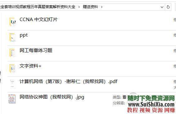 历年真题答案解析资料 网络工程师软考中级全套培训视频教程  网络工程师软考中级全套培训视频教程历年真题答案解析资料大全 第19张