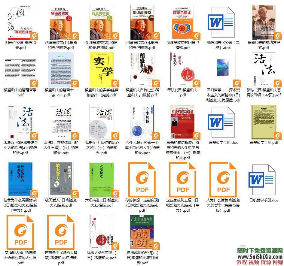 阿米巴经营实战 稻盛和夫商道管理哲学 全集视频+PDF书籍  稻盛和夫商道管理哲学、阿米巴经营实战全集视频+PDF书籍教程 第5张