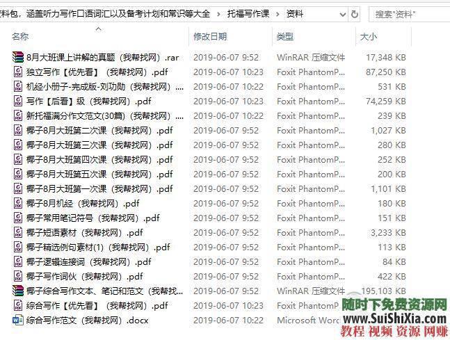 备考计划和常识 托福考试自学资料，听力+写作+口语+词汇大全  托福考试自学资料包，涵盖听力写作口语词汇以及备考计划和常识等大 第15张