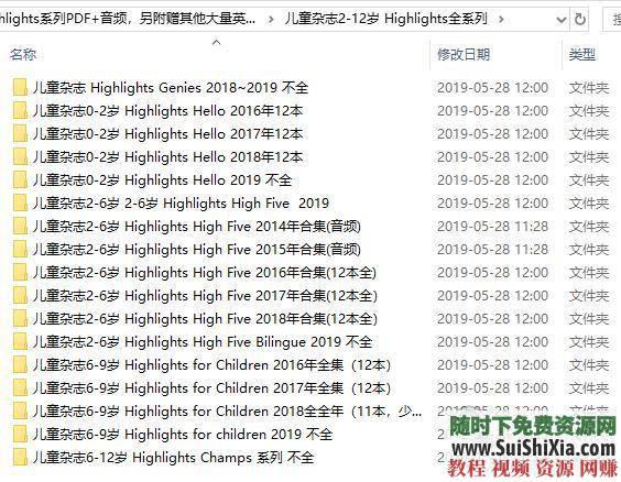 Highlights系列PDF+音频 9.8G原版儿童英语杂志2-12岁  Highlights系列PDF+音频，另附赠其他大量英文宝宝杂志 英语学习 第4张