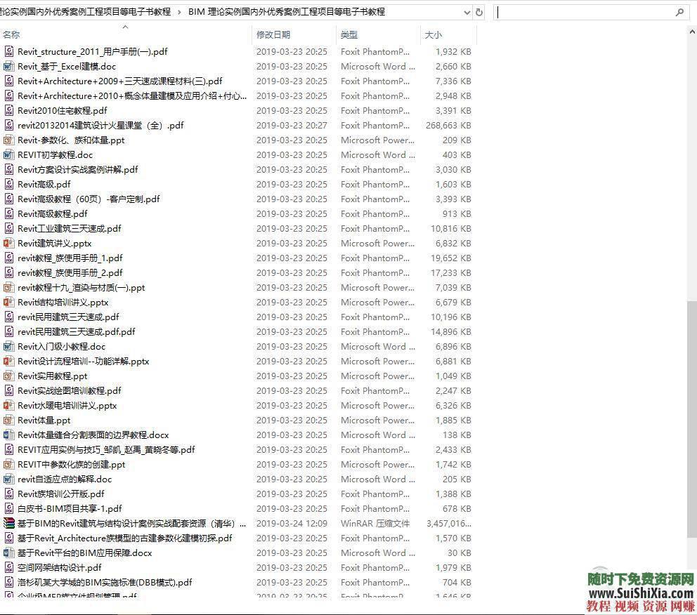 考试视频、案例、算量、模型论文、龙图杯资料REVIT课件 BIM资料 各种一应俱全  BIM资料大全各种考试视频、案例、算量、模型论文、龙图杯资料REVIT课件一应俱全 第4张