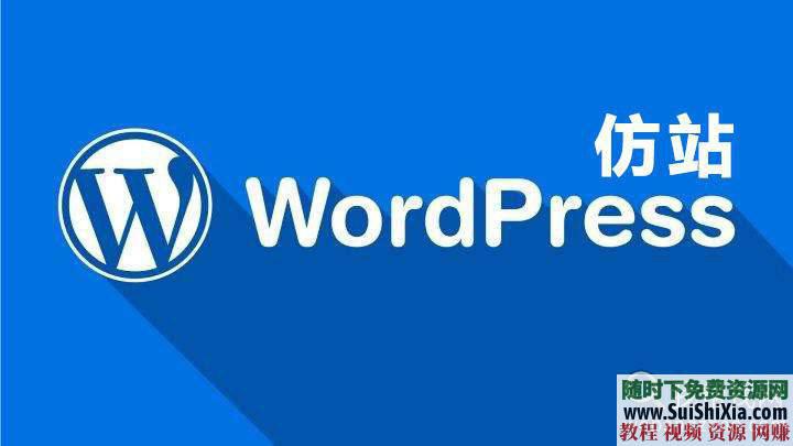 入门到高手实战仿站视频教程 素材代码  超全wordpress wp 环境搭建工具 入门到高手实战仿站视频教程+素材代码+环境搭建工具 第1张