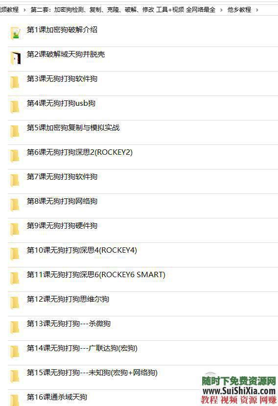 破解技术 2套网络最全USB复制修改工具软件加密狗 视频教程  2套网络最全USB加密狗复制破解技术修改工具软件视频教程 第9张