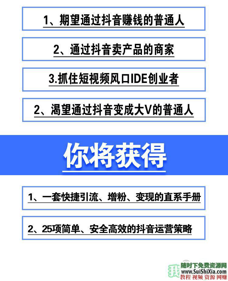 自媒体运营 抖音141G营销课程资料案例  【某宝重金购买系列】141G抖音自媒体运营营销课程资料案例 营销 第4张