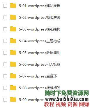 WP主题开发 入门到精通系统教程 WordPress建站  WordPress建站入门到精通系统教程+WP主题开发（某某大学_强烈推荐学习） 第6张