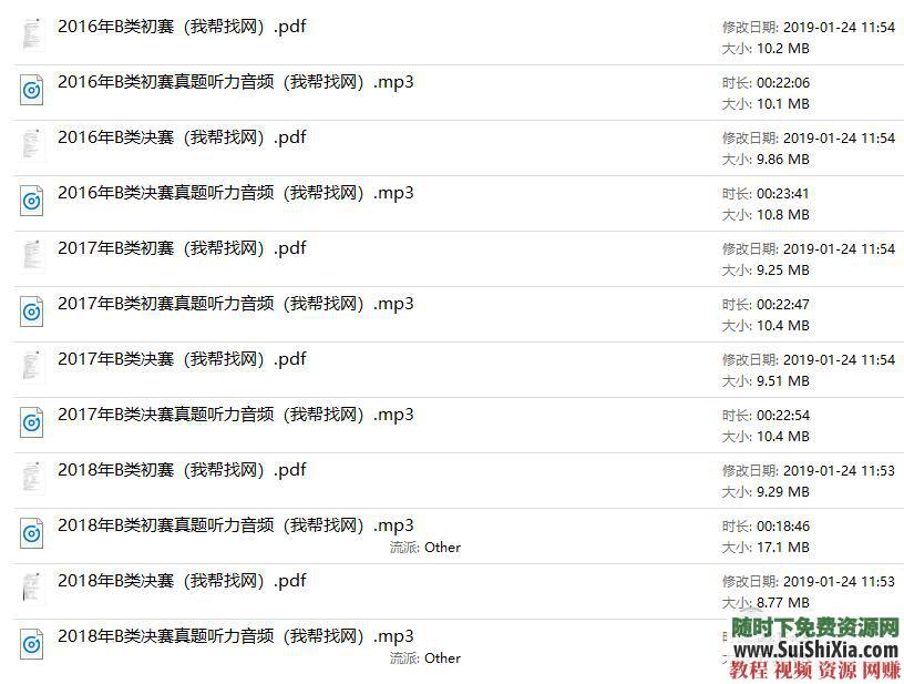 历届ABCD类备考电子资料 2019大学生英语竞赛  2019大学生英语竞赛历届ABCD类备考电子资料大全 英语学习 第8张