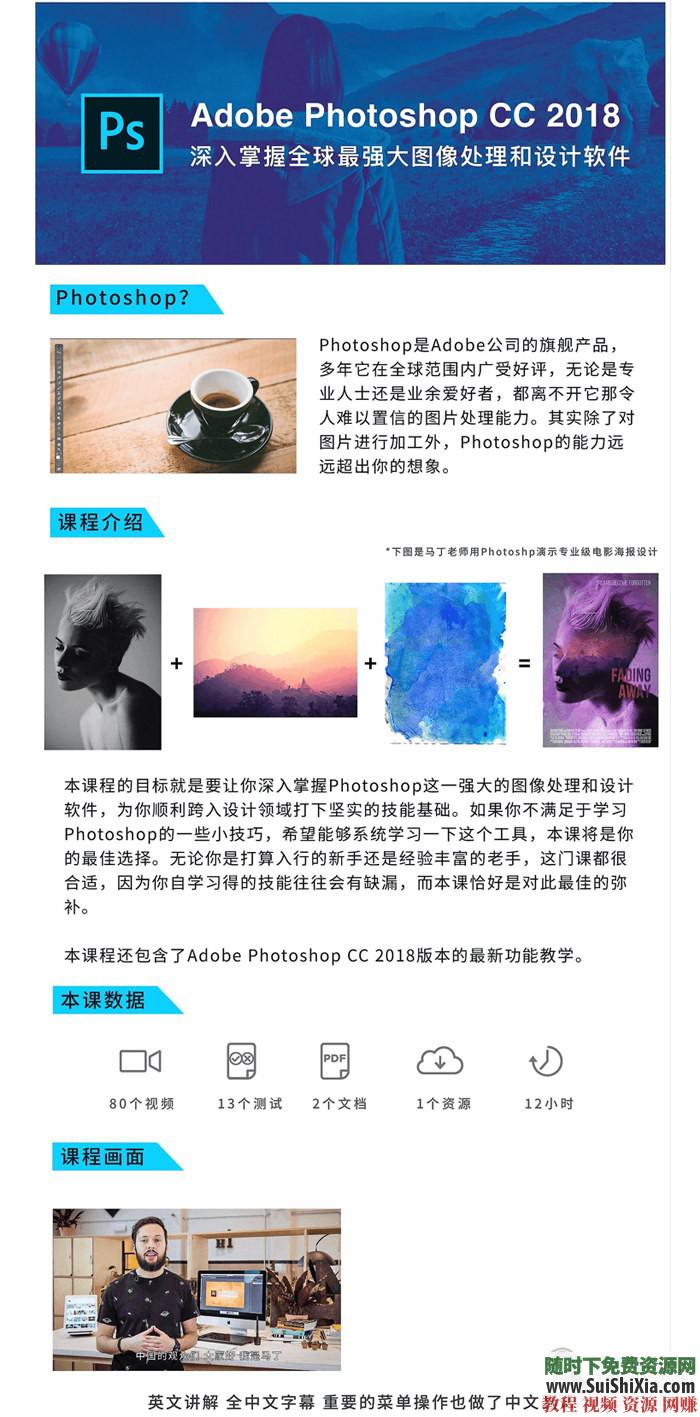 零基础入门课程  2018设计修图美工 ps教程视频自学photoshop cc 【某宝重金购买系列】ps教程视频自学photoshop 2018设计修图美工零基础入门课程 第8张