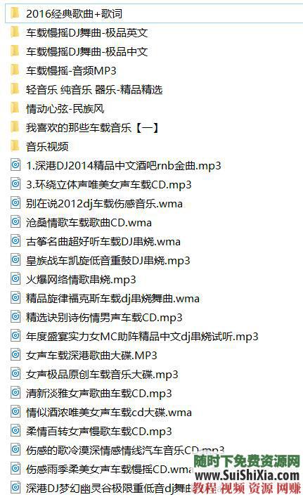 无损车载音乐 320K流行+MP3音乐舞曲 MP4视频神曲 42G  320K无损车载流行MP3音乐舞曲+MP4视频神曲，共42G几千首打包分享 第20张