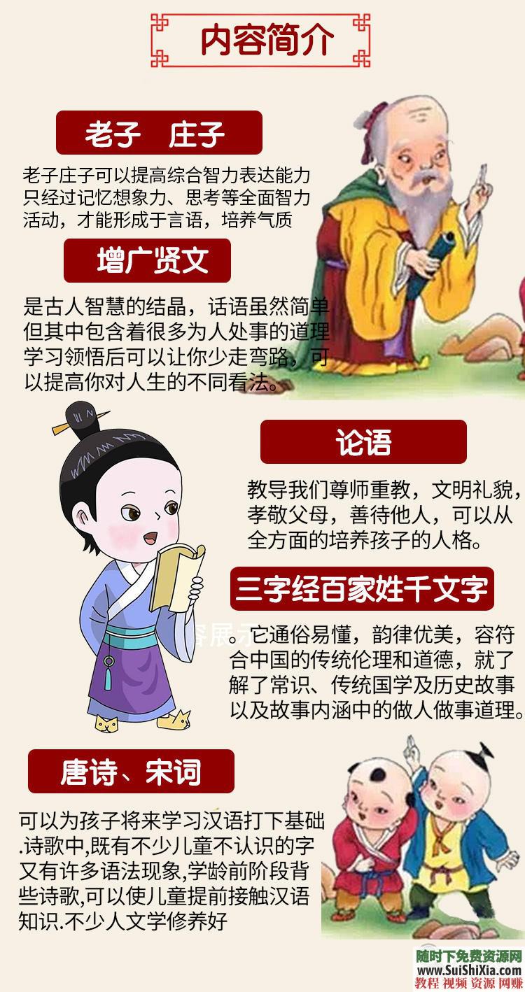 启蒙经典 幼儿启蒙国学动画全套  最全幼儿启蒙国学动画全套打包下载 第7张