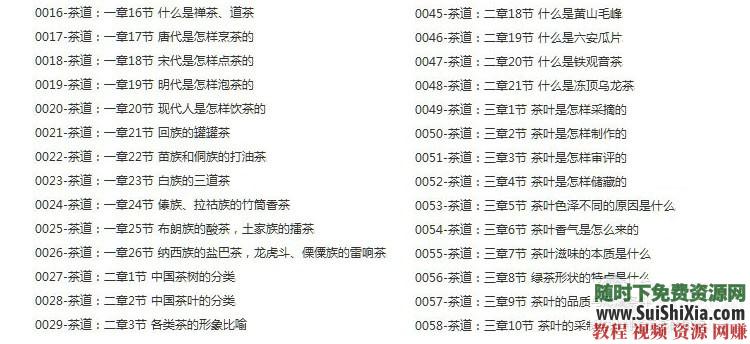 泡茶师零基础入门自学精通 中国茶艺茶道视频教程 全套培训教学  中国茶艺茶道视频教程大全，泡茶师零基础入门自学精通全套培训教学 第2张