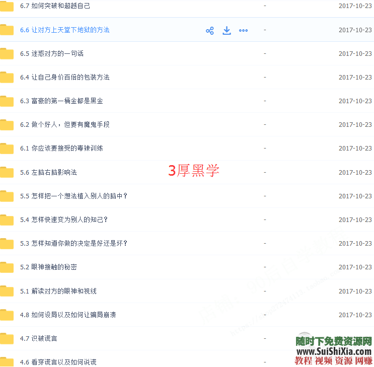 企业管理厚黑学 最新销售谈判心理学+人际关系自学视频教程全套2018  2018最新销售谈判心理学人际关系企业管理厚黑学自学视频教程全套 第20张