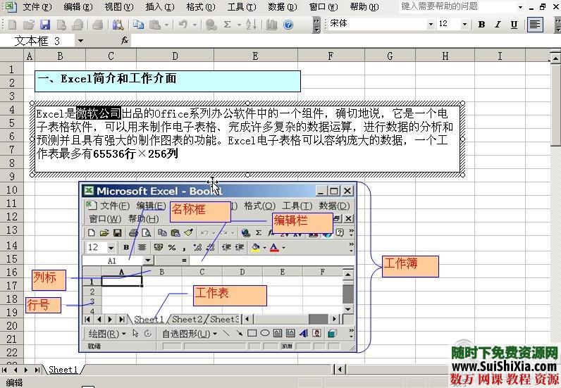 Office2003 excel ppt word全套视频教程 第1张