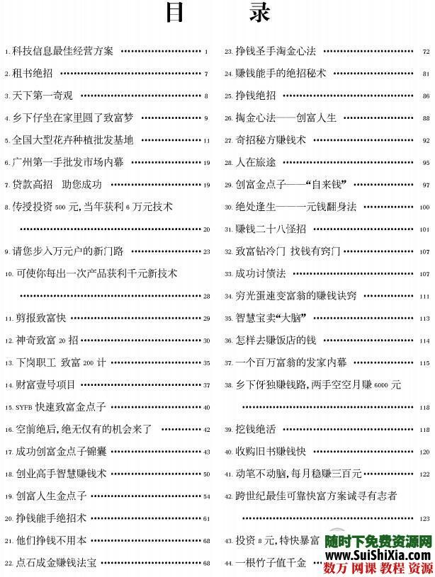 最新赚钱金点子项目上千个合集 第4张