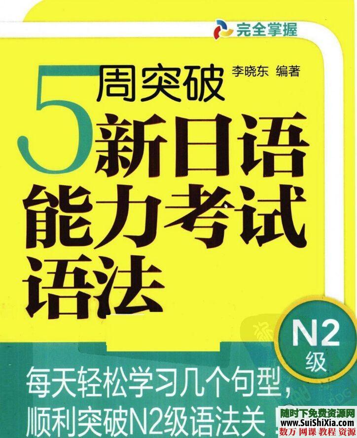 新日本语能力考试N1N2文法红宝书蓝宝书（详解+练习） 第4张