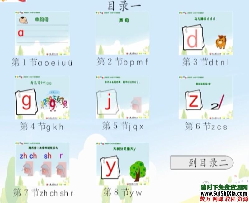 幼儿拼音学习动画视频16集 第2张