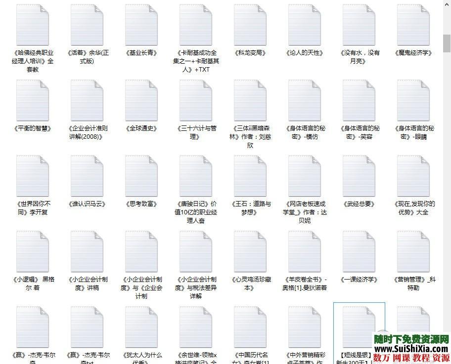 创业励志txt书籍近5000本打包下载（内容多，没用心整理） 营销 第2张