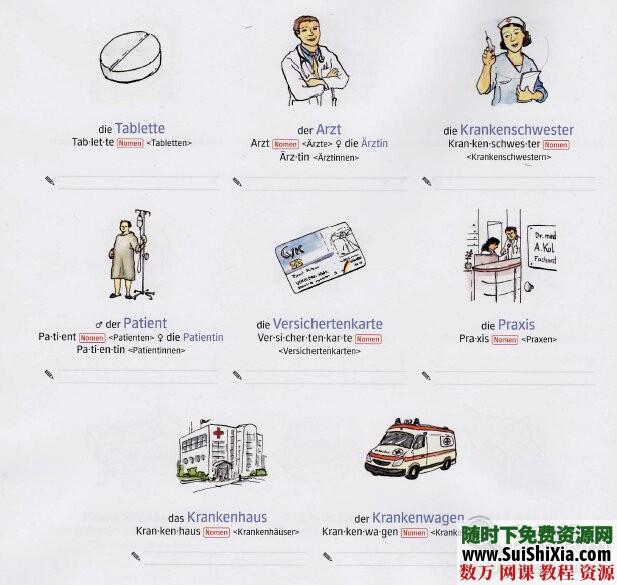 图解1000个重要单词(德文版) 第2张