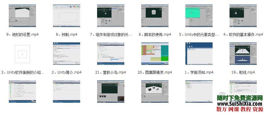 Unity基础入门全套视频教程 第1张