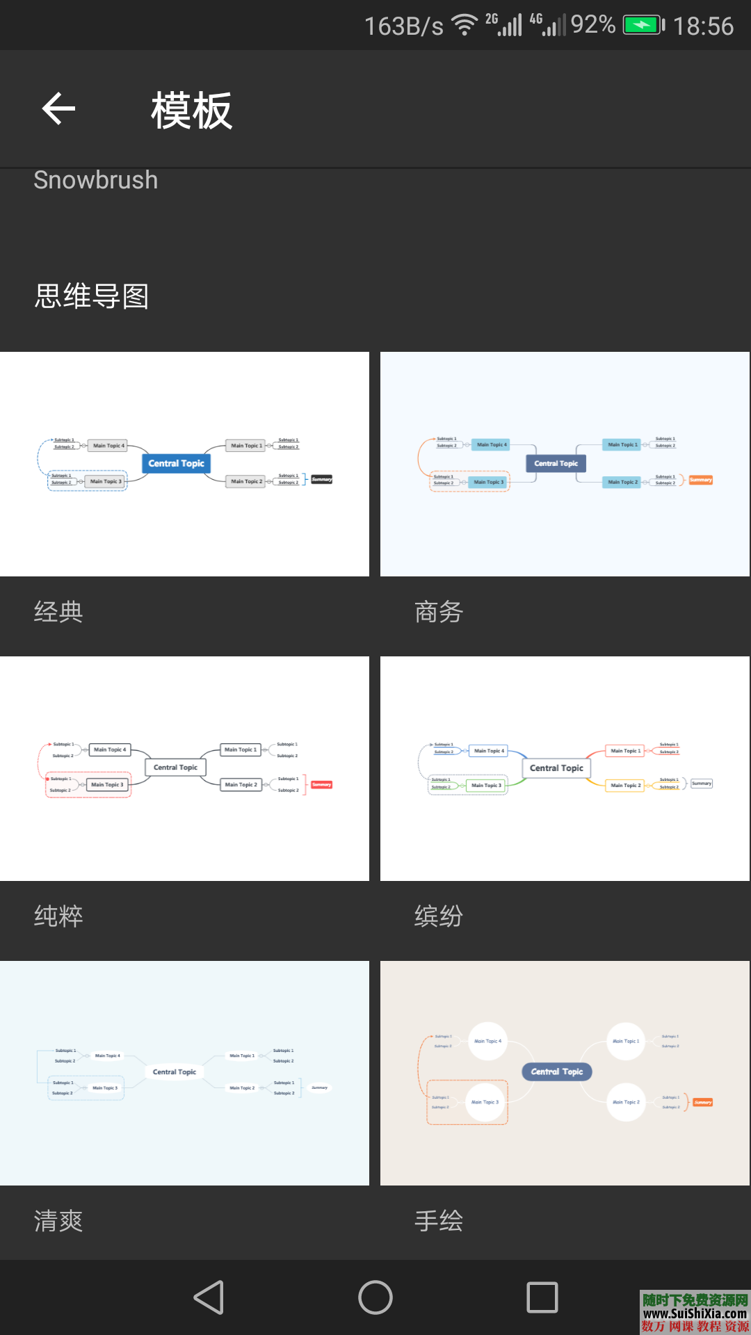 低调！安卓手机专业版思维导图下载，思维视觉化神器 第2张