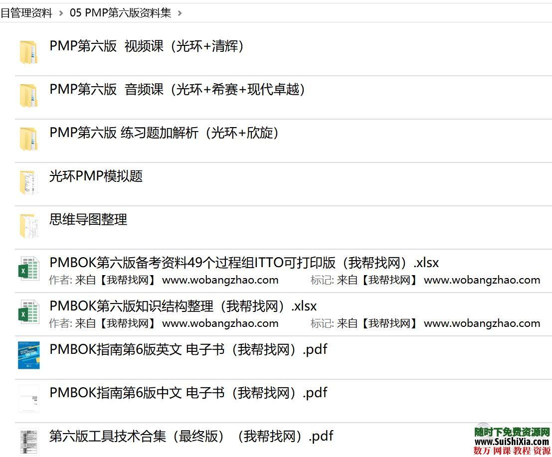 2019考试【第六版PMP项目管理】资料培训课程视频教程 第11张