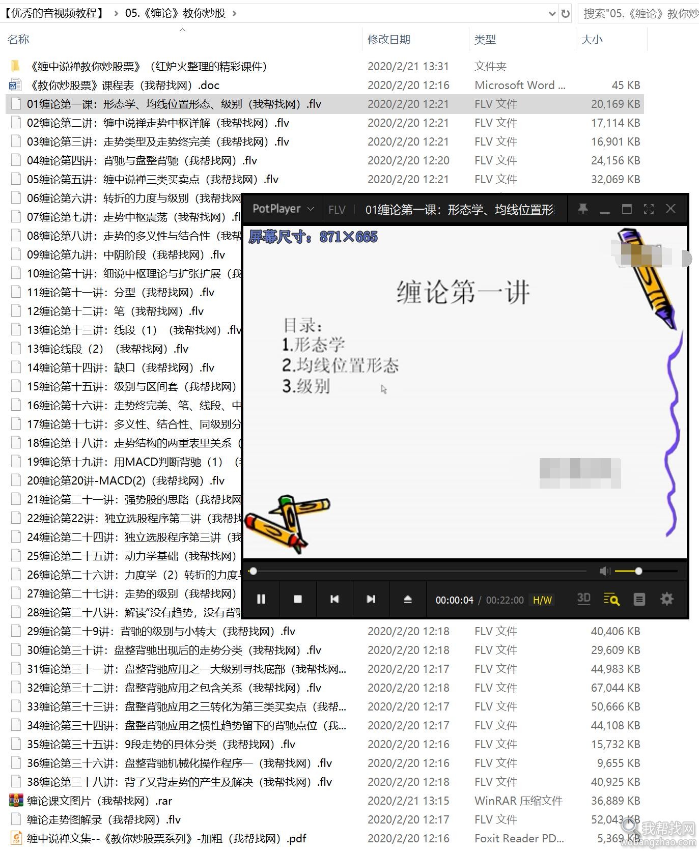 200G缠论（缠中说禅）视频PDF书籍资料禅师教你学炒股顶级秘籍教程打包合集 第29张