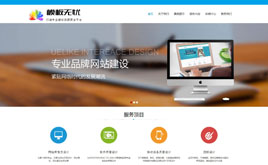 HTML5高端网络服务机构织梦模板